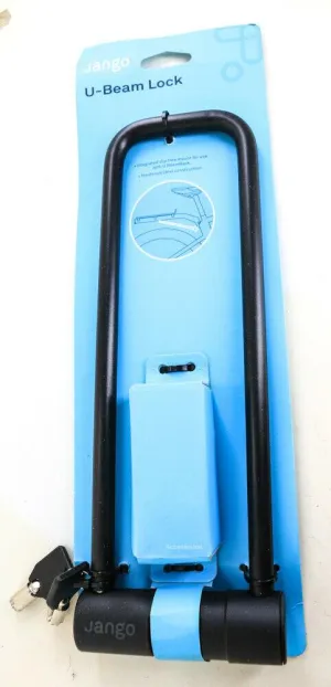 JANGO TOPEAK JLK-01 U-Beam Bike Lock Hardened Steel Black NEW IN PACKAGE