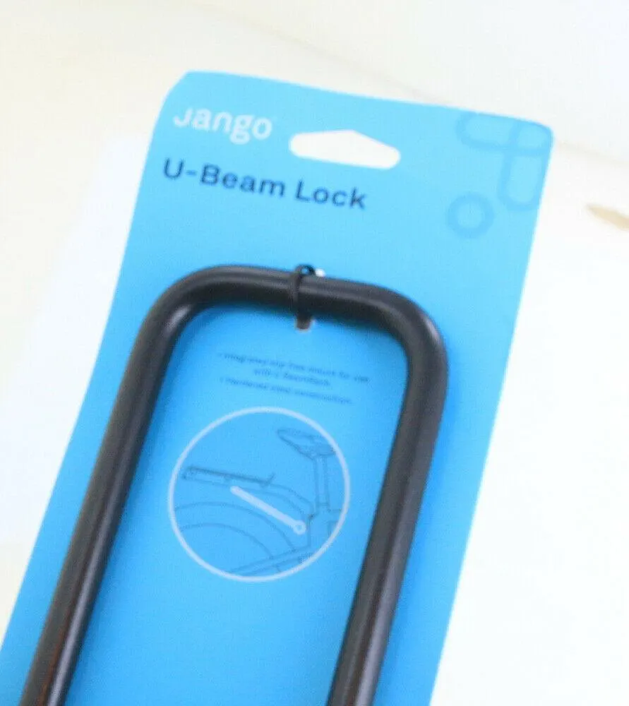 JANGO TOPEAK JLK-01 U-Beam Bike Lock Hardened Steel Black NEW IN PACKAGE