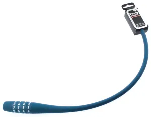 Knog Party Combo 620mm Cable Combination Bike Lock Braided Steel Indigo New