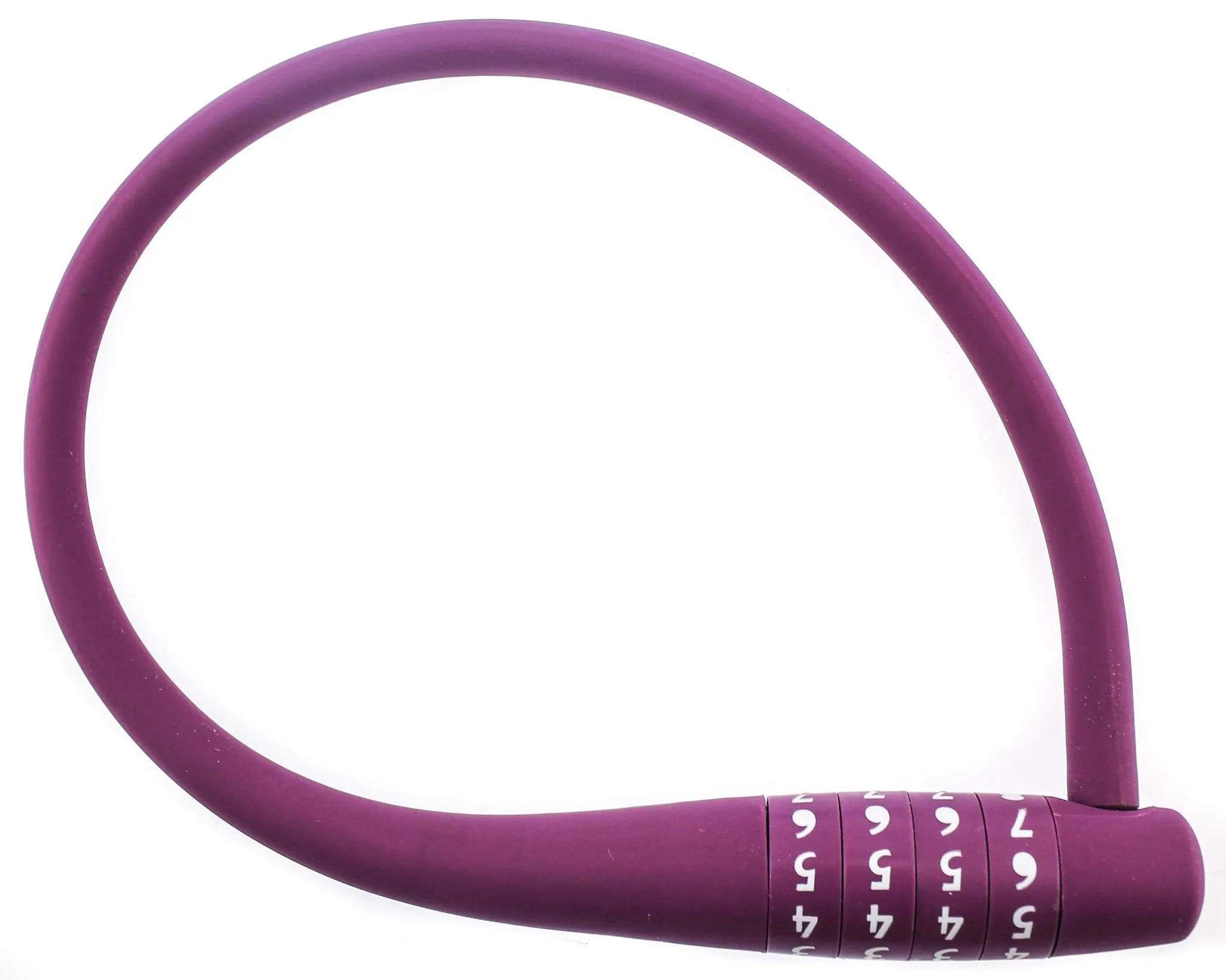 Knog Party Combo 620mm Combination Bike Lock Braided Steel Grape Purple New