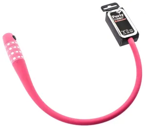 Knog Party Combo 620mm Combination Bike Lock Braided Steel Rose Pink New