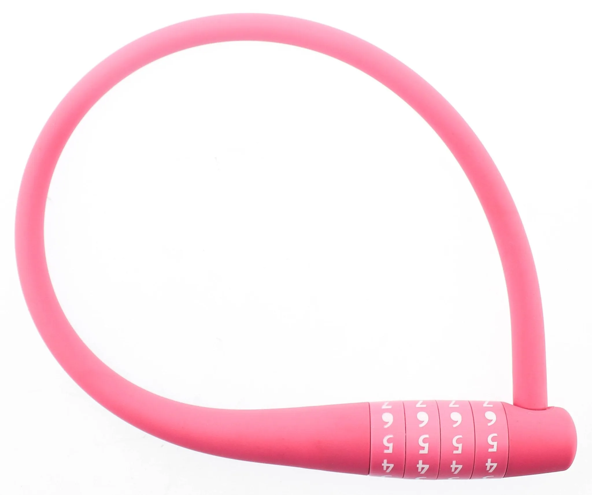 Knog Party Combo 620mm Combination Bike Lock Braided Steel Rose Pink New