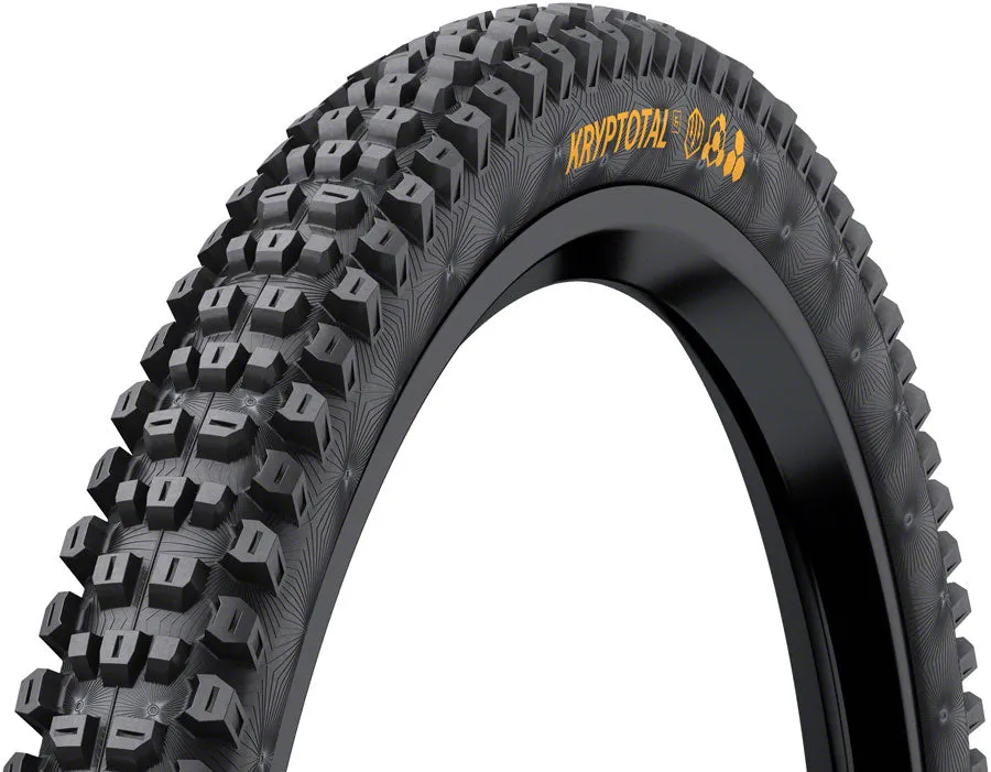 Kryptotal Front Tire - 27.5 x 2.40 Tubeless Folding BLK Soft Enduro Casing E25