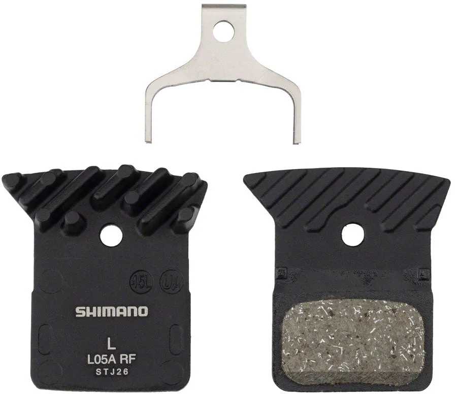 L05A-RF Disc Brake Pad Spring - Resin Compound Finned Alloy Back Plate Box/25 pair