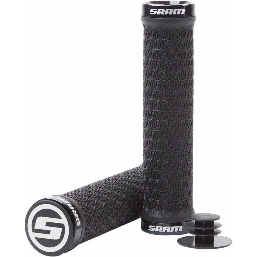 Locking Bike Handlebar Grips - Black, Lock-On