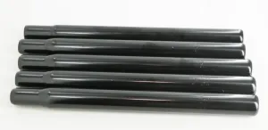 Lot of 5 Quantity 25.4mm x 250mm Bicycle Bike Plain Seatpost Steel Black NEW