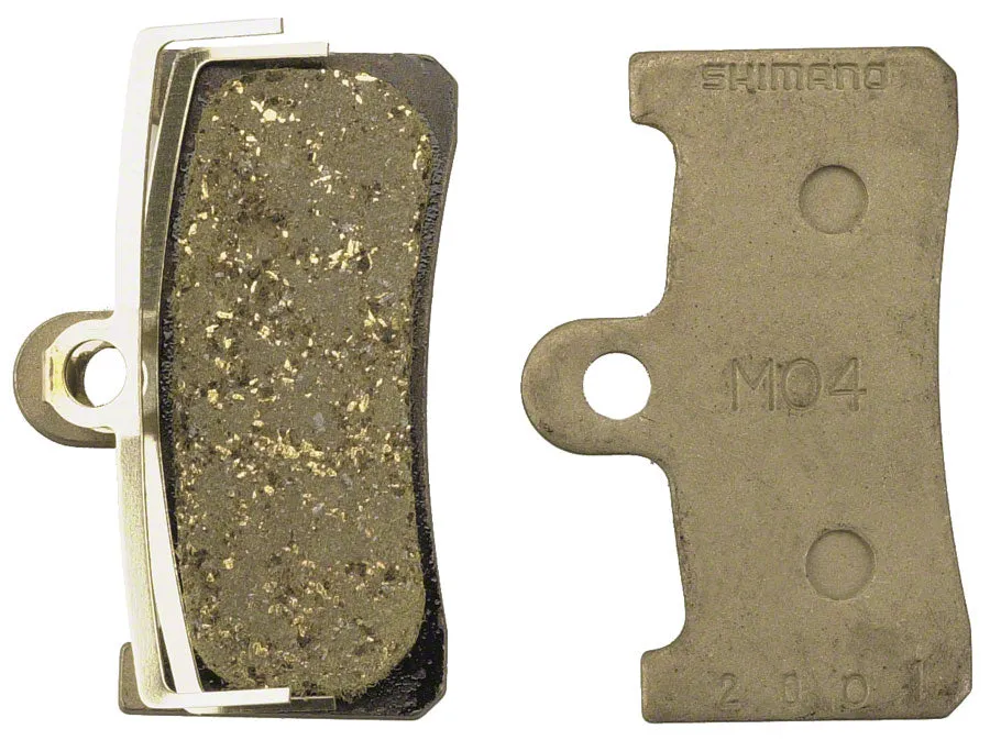 M04-RX Disc Brake Pads Spring - Resin Compound Steel Back Plate Fits XT M755 One Pair