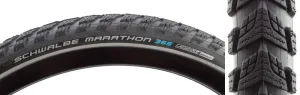 Marathon 365 Tire - 700 x 35 Clincher Wire BLK/Reflective Performance Line GreenGuard Addix 4Season E-50