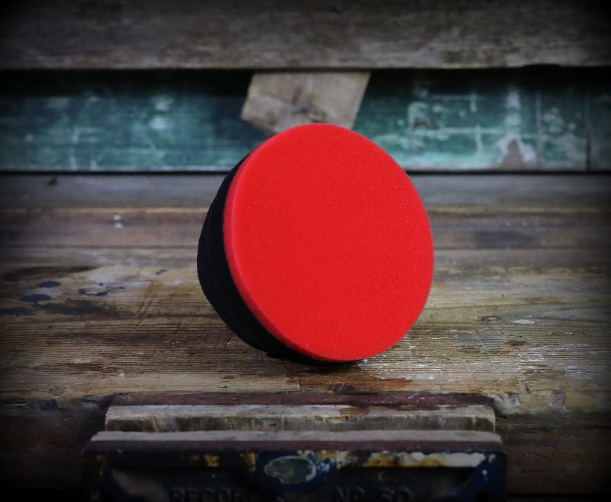 Martin Cox Red & Black Handle Applicator Pad