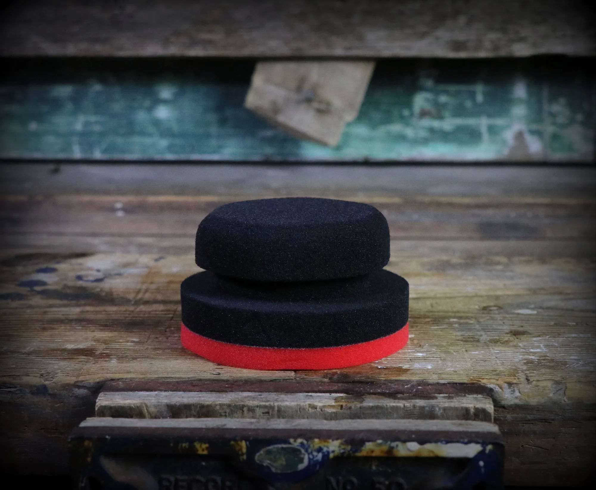 Martin Cox Red & Black Handle Applicator Pad