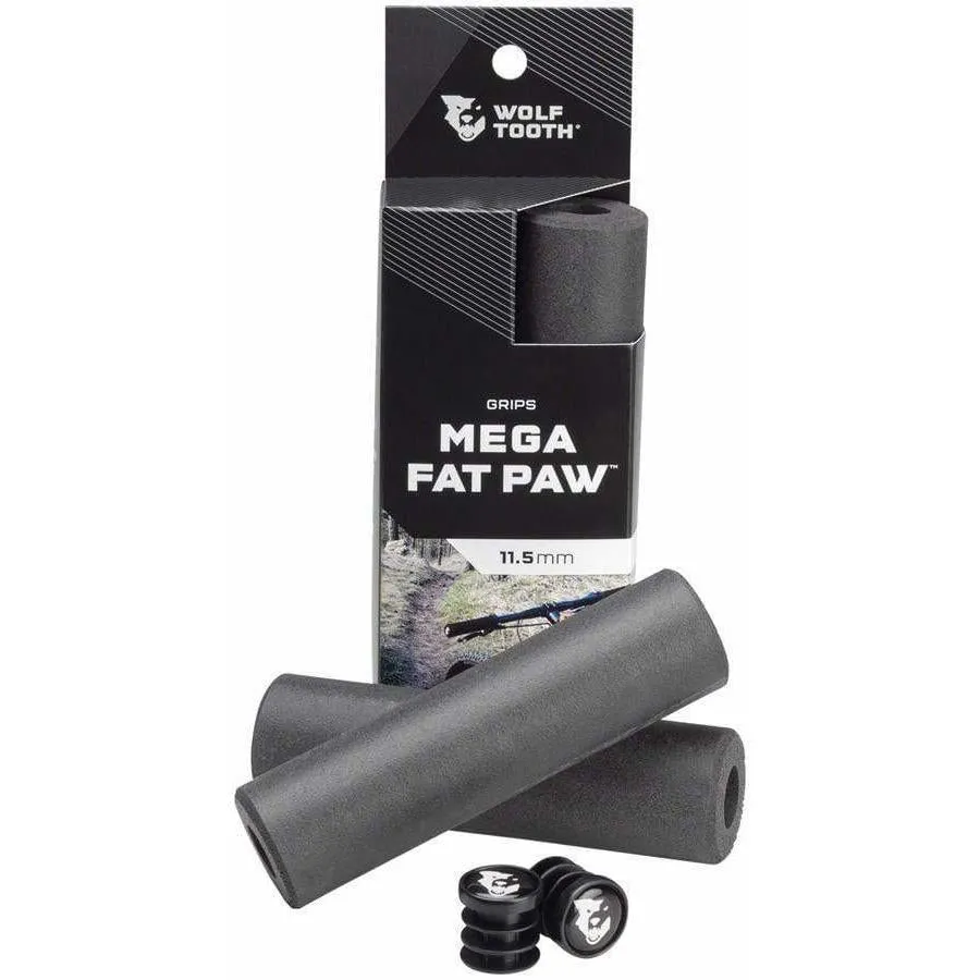 Mega Fat Paw Bike Handlebar Grips - Black
