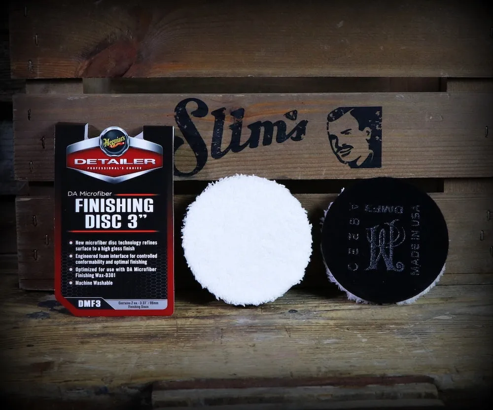 Meguiar's 3" DA Microfibre Finishing Pad (Pack of 2)