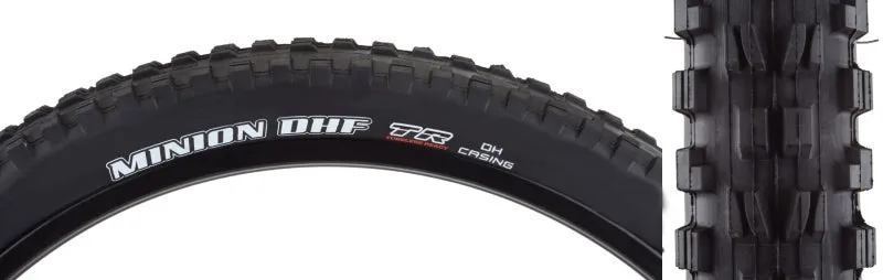 Minion DHF Tire - 29 x 2.50 Tubeless Wire BLK BikePark DH Wide Trail
