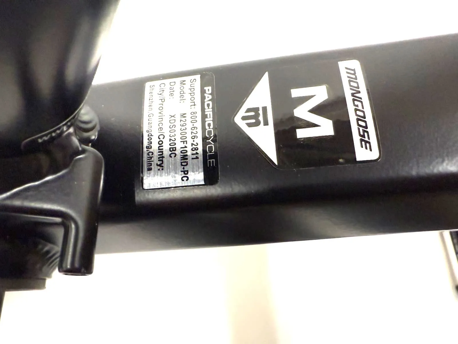 Mongoose Tyax Comp 27.5" Womens 148mm Thru Axle Disc Hardtail Small Frame   Fork