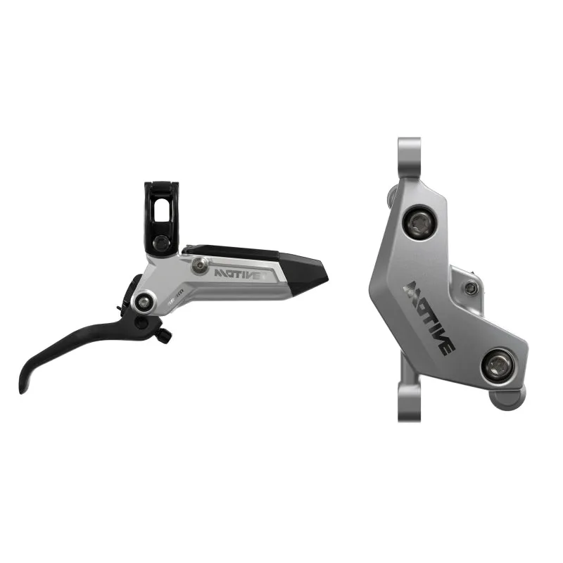 Motive Ultimate Disc Brake Lever - Front 950mm Hose Post Mount 4-Piston Aluminum Lever Body Carbon Blade BLK/Silver A1