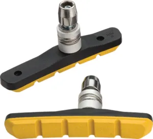 Mountain Sport Brake Pads Threaded Post Yellow