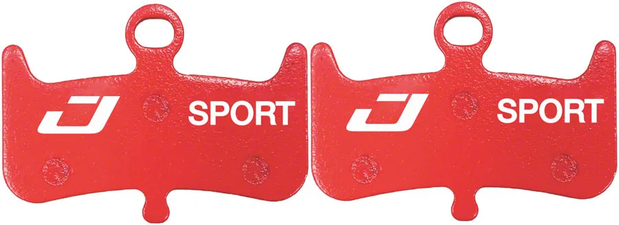 Mountain Sport Disc Brake Pads - Semi-Metallic Steel Backed Fits Hayes Dominion A4