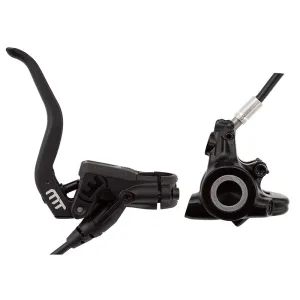MT4 Disc Brake and Lever - Front or Rear Hydraulic Flat Mount Black