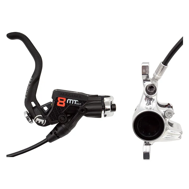 MT8 Pro Disc Brake Lever - Front Rear Hydraulic Post Mount BLK/Chrome