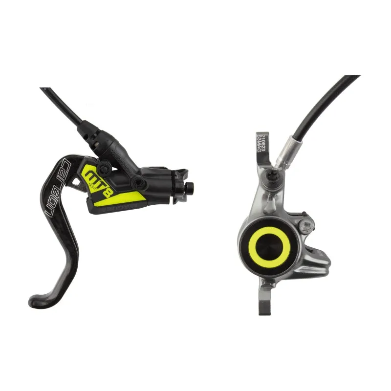 MT8 SL Disc Brake Lever - Front Rear Hydraulic Post Mount Gray/YLW