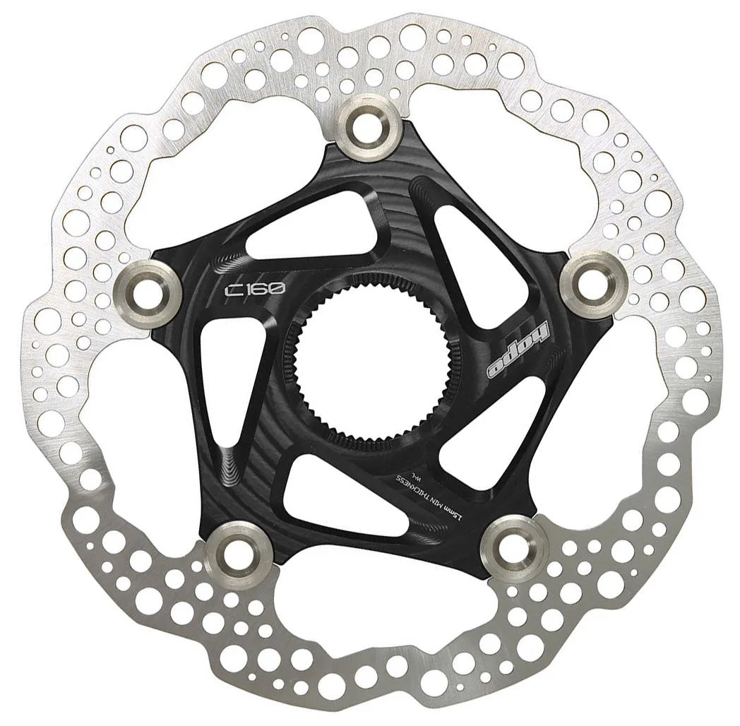 MTB Floating Centre-Lock Disc Brake Rotor - 200mm Center-Lock Black