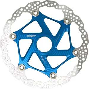 MTB Floating Centre-Lock Disc Brake Rotor - 200mm Center-Lock Blue
