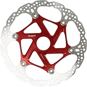 MTB Floating Centre-Lock Disc Brake Rotor - 220mm Center-Lock Red