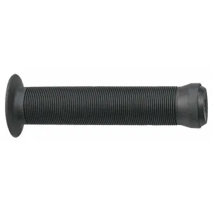 Mushroom Bike Handlebar Grips - Black, Flange