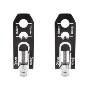 One 10mm X 2 Hole Axle Tensioner - Black
