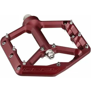 Oozy Reboot Mountain Bike Pedals, Red