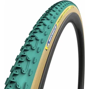 Power Cyclocross Jet Tire - 700 x 33 Tubular Folding Green/Tan