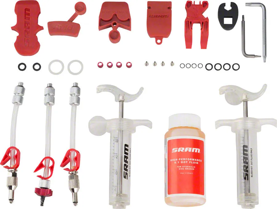 Pro Disc Brake Bleed Kit - For  X0 XX Guide Level Code HydroR G2 DOT Fluid