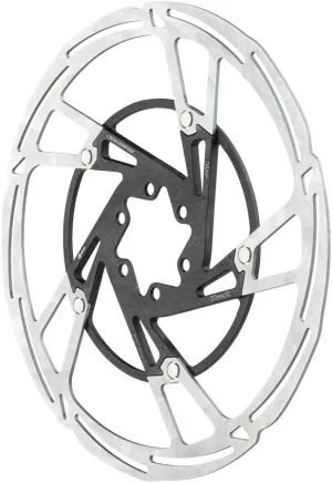 Pro LR2 Disc Brake Rotor - 203mm 6-Bolt Silver/Black