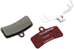 Q10RS Disc Brake Pad - Resin For Use With 4-Piston Calipers Red