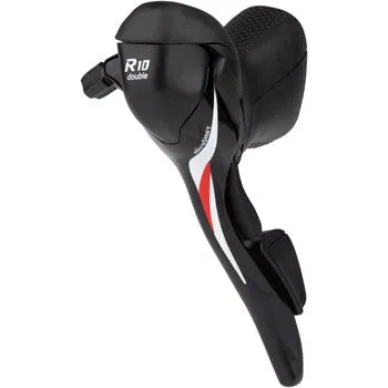 R10 Left Drop Bar Shift Lever - Double Shimano Compatible Black