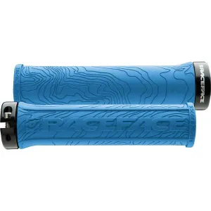 RaceFace Half Nelson Grips - Blue Lock-On