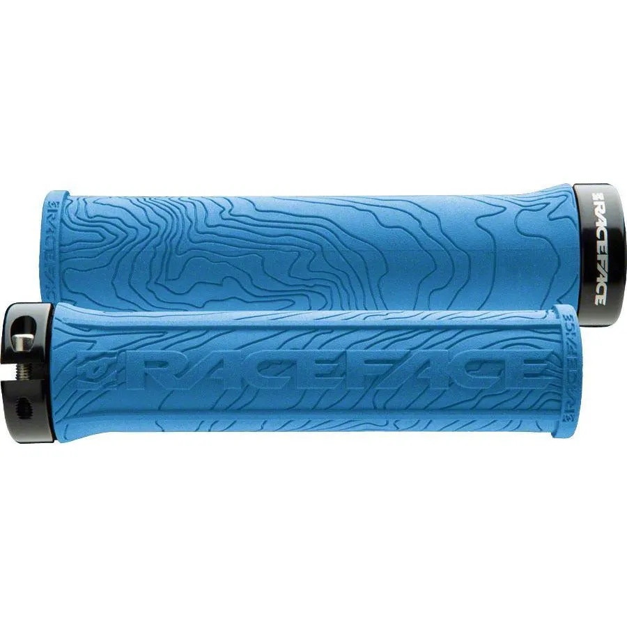RaceFace Half Nelson Grips - Blue Lock-On