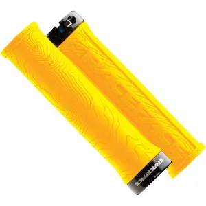 RaceFace Half Nelson Grips - Yellow Lock-On