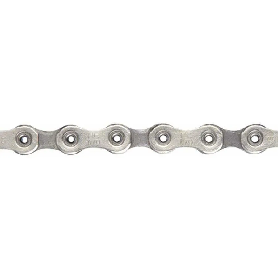 Red 22 11-Speed Bike Chain, 114 Links, Silver