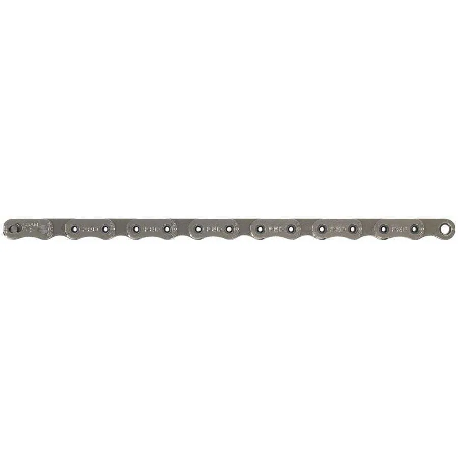 RED AXS - 12-Speed Bike Chain, 114 Links, Flattop, Silver