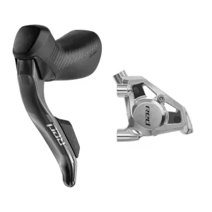 RED eTap AXS HRD Shift/Brake Lever Hydraulic Disc Caliper - Left/Front Flat Mount 20mm Offset 950mm Hose BLK E1
