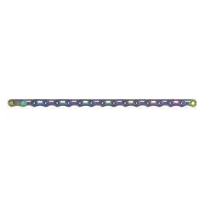 Red FlatTop E1 Chain Speed: 12 Links: 114 Multicolor