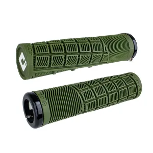 Reflex V2.1 Grips - White/Green Lock-On