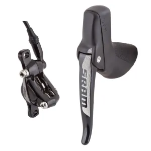 Rival 1 Disc Brake and Lever - Left/Front Hydraulic Post Mount Black A1