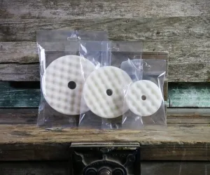 RUPES White Rotary Waffle Pad - Ultra Fine