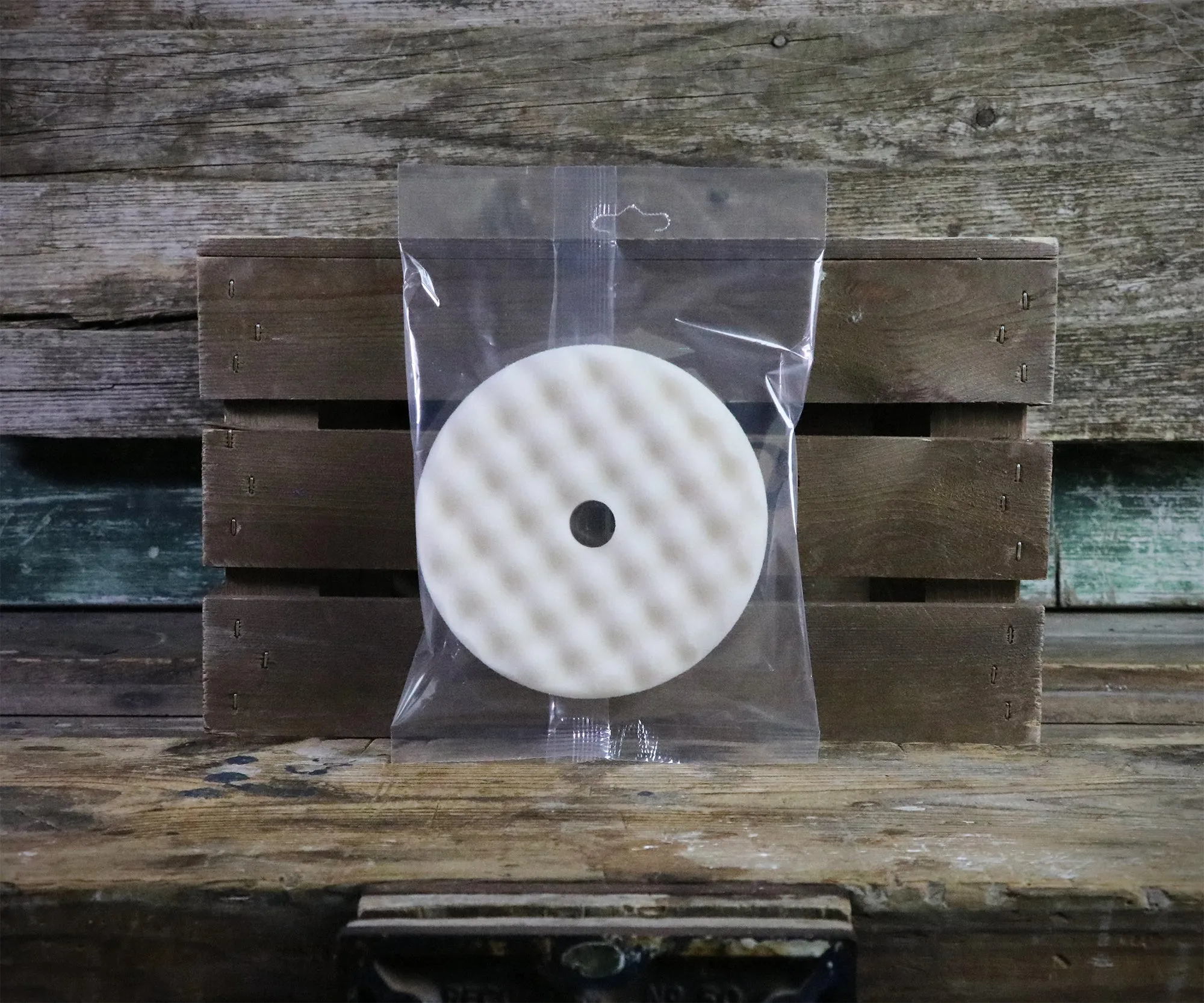 RUPES White Rotary Waffle Pad - Ultra Fine