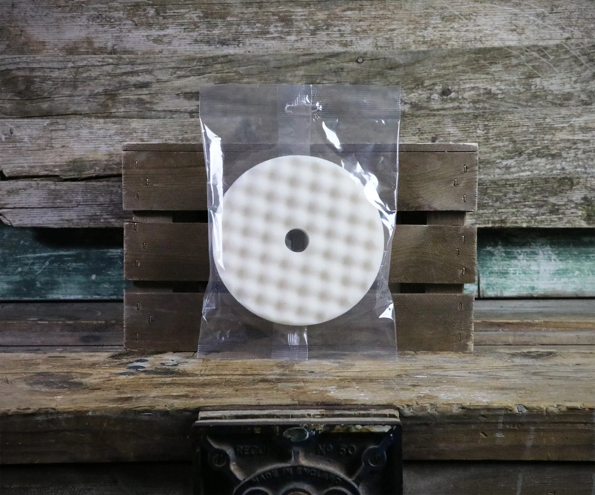 RUPES White Rotary Waffle Pad - Ultra Fine