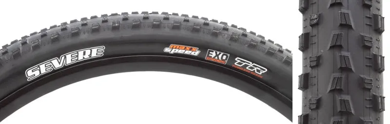 Severe Tire - 29 x 2.25 Tubeless Folding Black MaxxSpeed EXO E-25