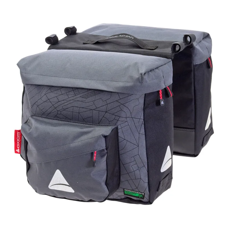 Seymour Oceanweave P25 Twin Pannier Hook-On 1516 c.i. (Pair) Grey/Black