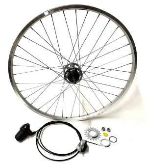 Shimano Nexus Inter3 3 Speed Hub SG-3R40 36h 26" Alloy 120mm Rear Wheel  Shifter